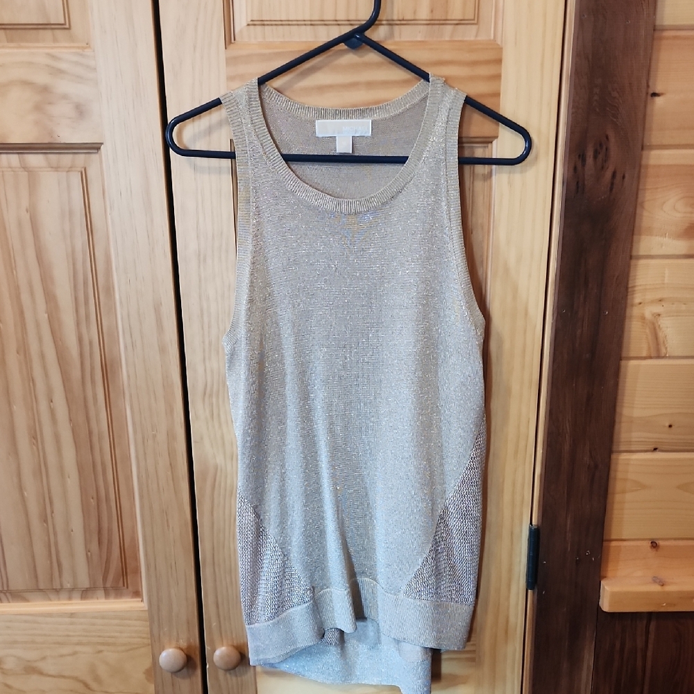 MICHAEL Michael Kors Gold Sleeveless Tank Top